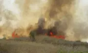 Трактор пламна и причини пожар в нива в землището на Димитровград