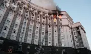 Ракета удари сградата на правителството в Киев