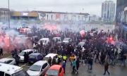 Масови арести на голямо дерби в Европа (ВИДЕО)