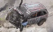 Десетки коли, хвърлени от скала просто за забавление (ВИДЕО)