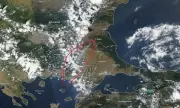 До Егейско море е стигнал димът от пожара в село Воден 