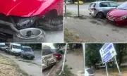 Млад шофьор помете пет коли и микробус във Видин