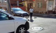 Катастрофа с участието на Валери Симеонов в центъра на София 