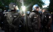 Демонстрации и арести в Берлин