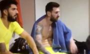 Уникално: Кадри от съблекалнята на Барса след 0:4 от Ливърпул (ВИДЕО)