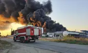 Пожар в завод за преработка на отпадъци край Пловдив