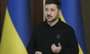 Снимка Зеленски пристига в Истанбул за мирни преговори с Русия