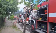 Горяха къщи и стопански постройки в Пловдив
