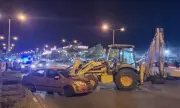 Багер с пил водач и два автомобила катастрофираха в Слънчев бряг, двама са в болница