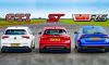 Golf GTI срещу Focus ST срещу Octavia RS (ВИДЕО)